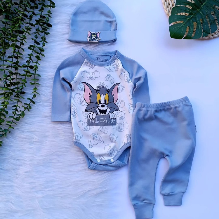 ست سه تکه ترک طرح تام و جری